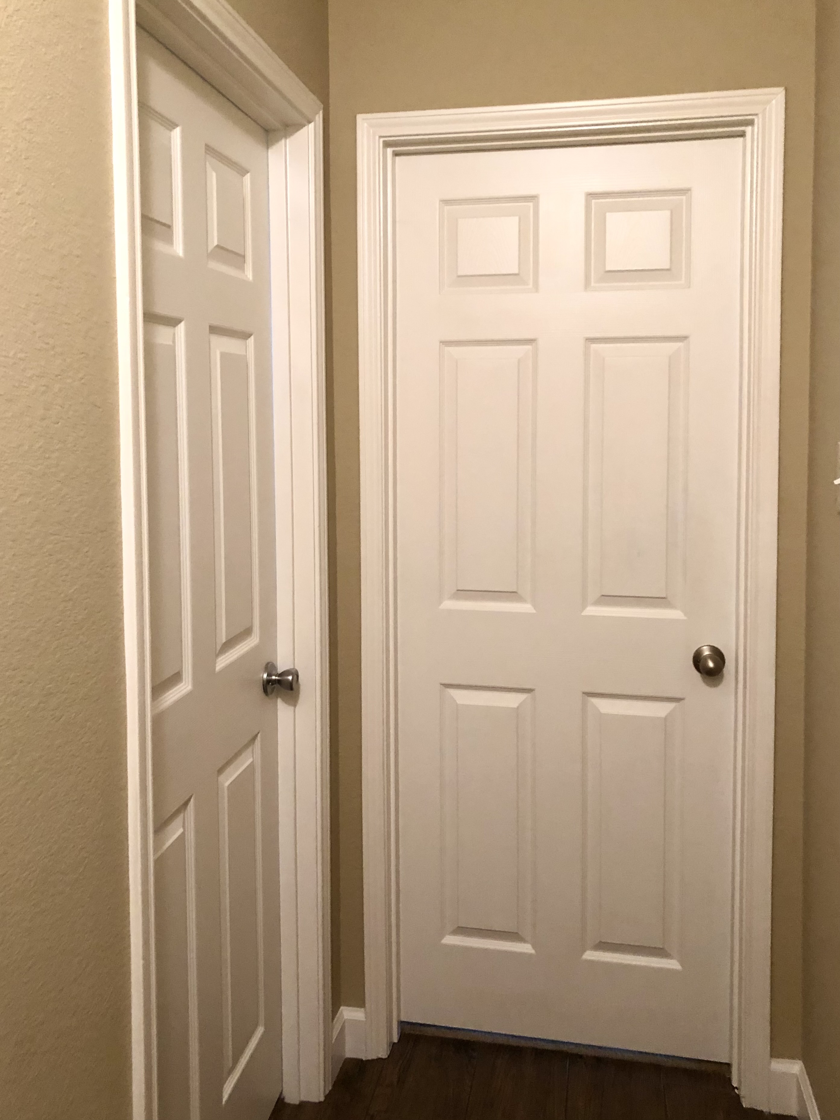 Completed painting and drywall project