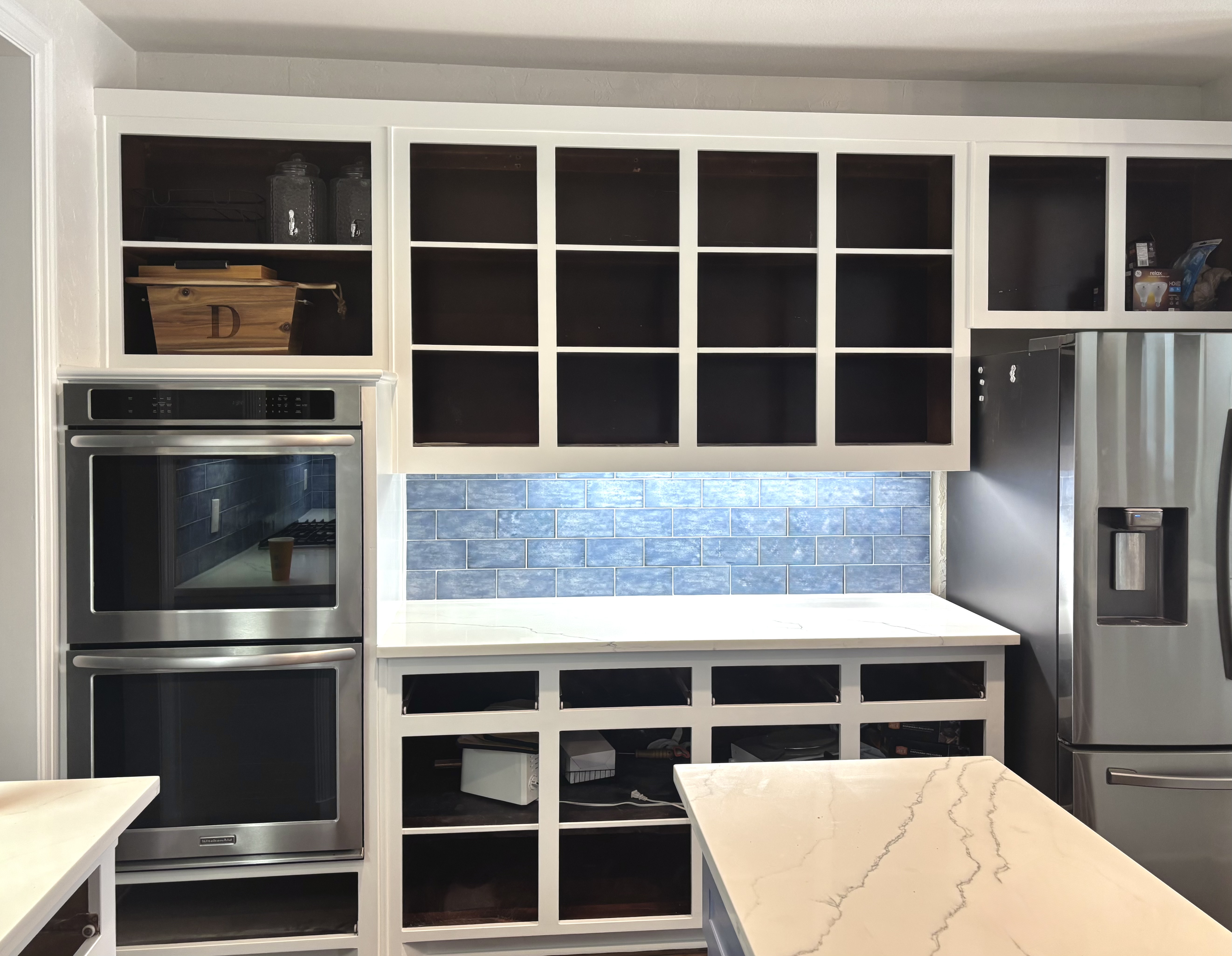 Completed painting and drywall project